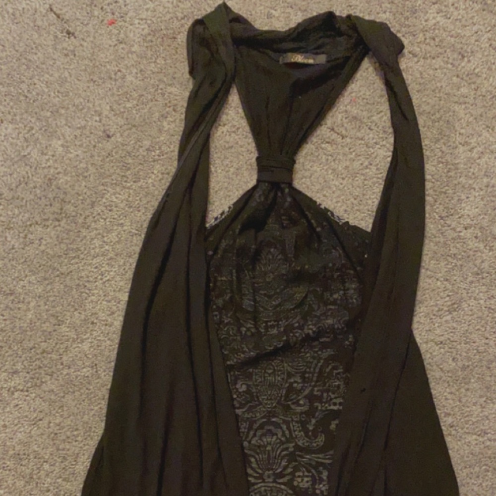 Black and white very light weight cardigan